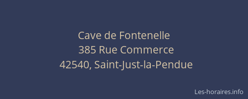 Cave de Fontenelle