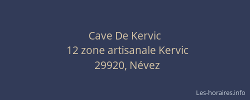Cave De Kervic