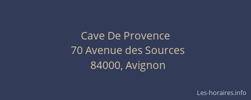 Cave De Provence