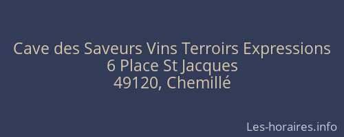 Cave des Saveurs Vins Terroirs Expressions