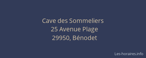 Cave des Sommeliers
