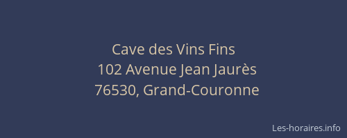 Cave des Vins Fins