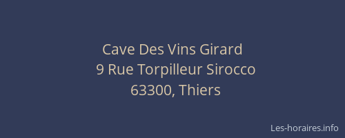 Cave Des Vins Girard