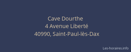 Cave Dourthe