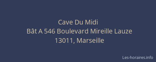 Cave Du Midi