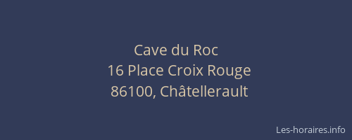 Cave du Roc