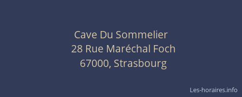 Cave Du Sommelier