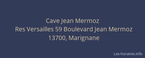 Cave Jean Mermoz