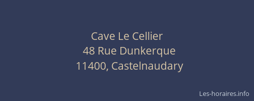 Cave Le Cellier