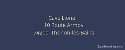 Cave Lionel
