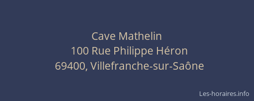 Cave Mathelin