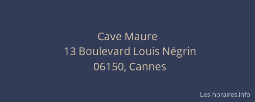Cave Maure