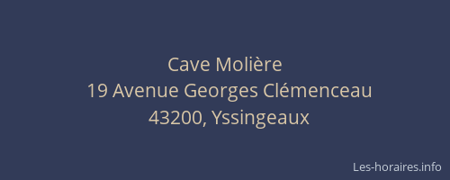 Cave Molière