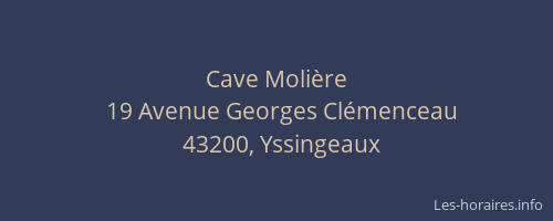 Cave Moli&egrave;re