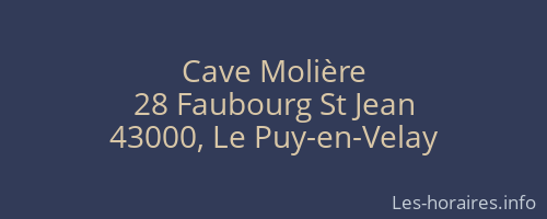 Cave Molière