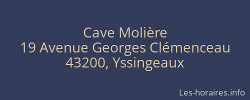 Cave Molière