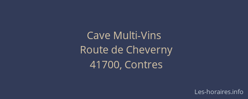 Cave Multi-Vins