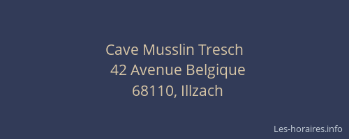 Cave Musslin Tresch