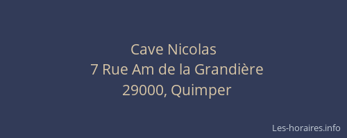Cave Nicolas