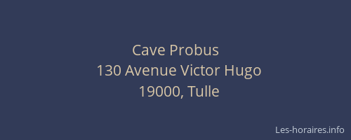 Cave Probus