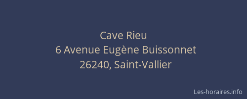 Cave Rieu