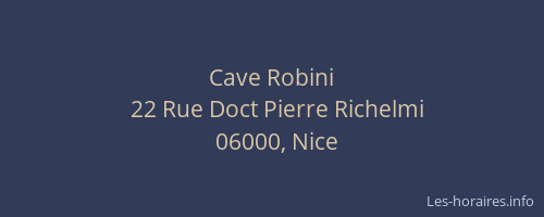 Cave Robini
