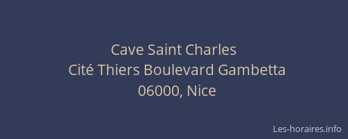 Cave Saint Charles