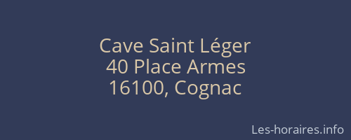 Cave Saint Léger