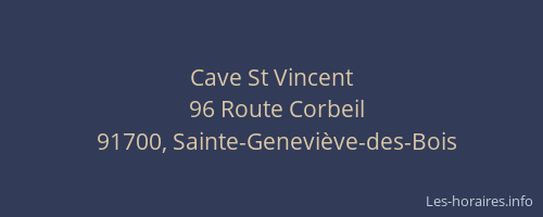 Cave St Vincent