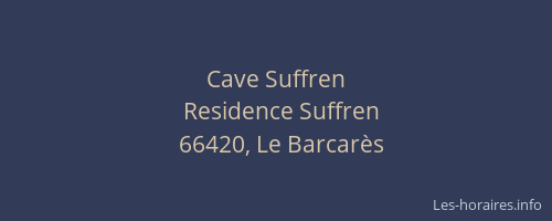 Cave Suffren
