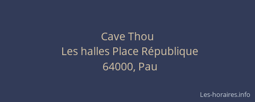 Cave Thou