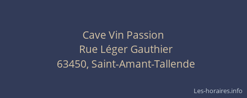 Cave Vin Passion