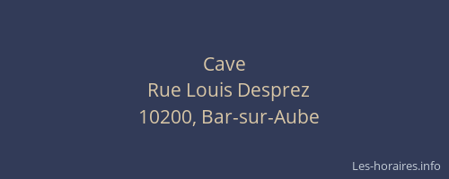 Cave