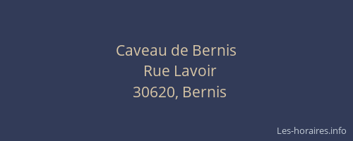Caveau de Bernis