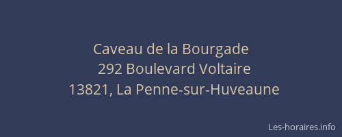 Caveau de la Bourgade