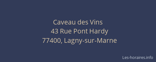 Caveau des Vins