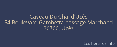 Caveau Du Chai d'Uzès