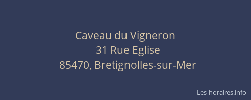 Caveau du Vigneron
