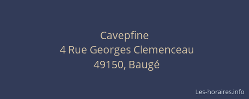 Cavepfine