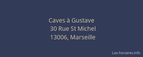 Caves à Gustave