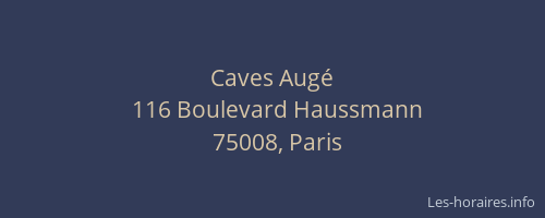Caves Augé