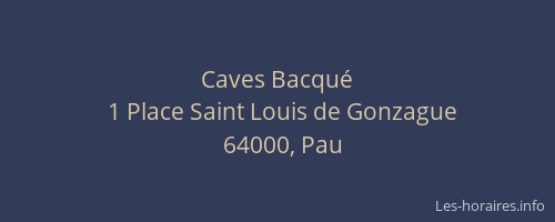 Caves Bacqué