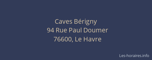 Caves Bérigny