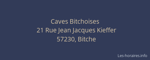 Caves Bitchoises