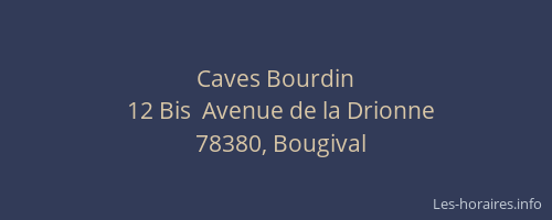 Caves Bourdin
