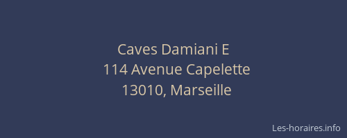 Caves Damiani E