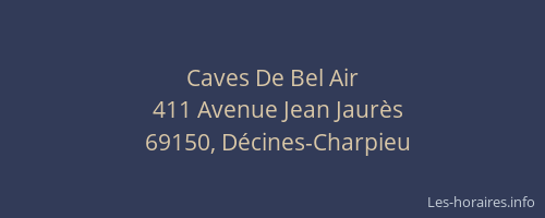 Caves De Bel Air