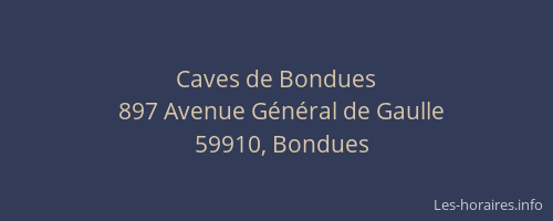 Caves de Bondues