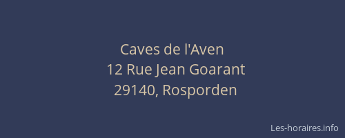 Caves de l'Aven