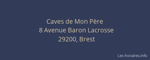 Caves de Mon Père